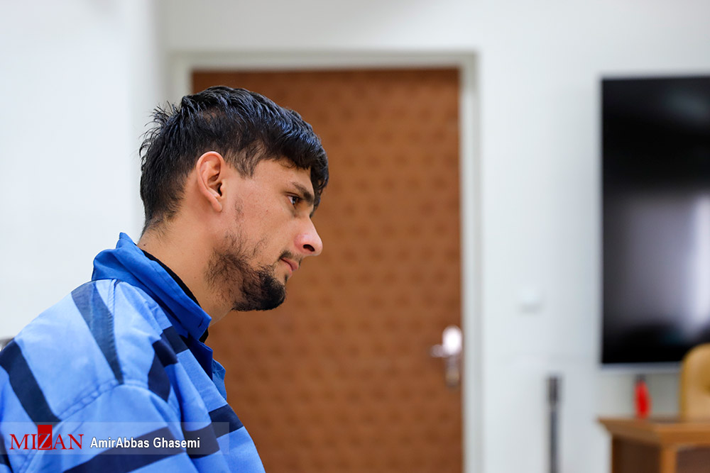تصاویری از زورگیر اتوبان نیایش در دادگاه 6