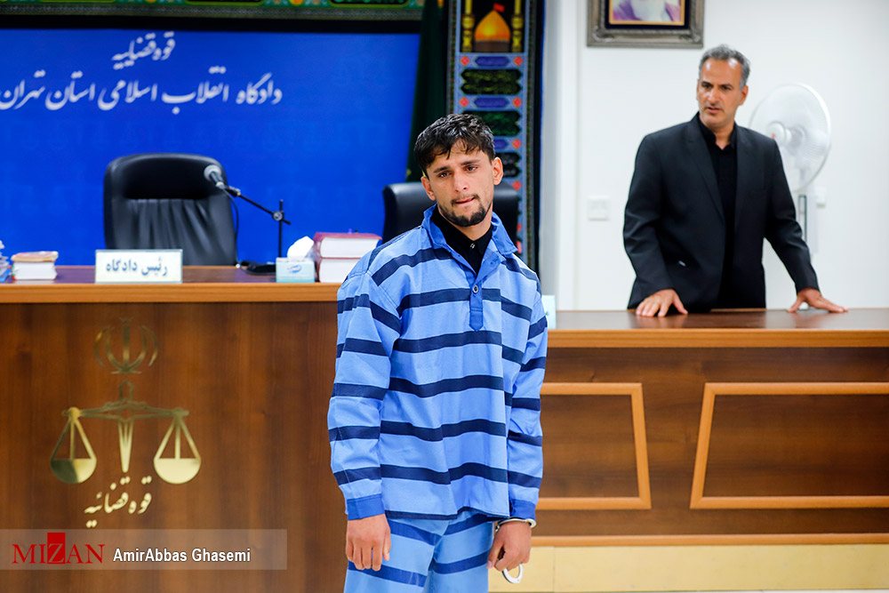 تصاویری از زورگیر اتوبان نیایش در دادگاه 2