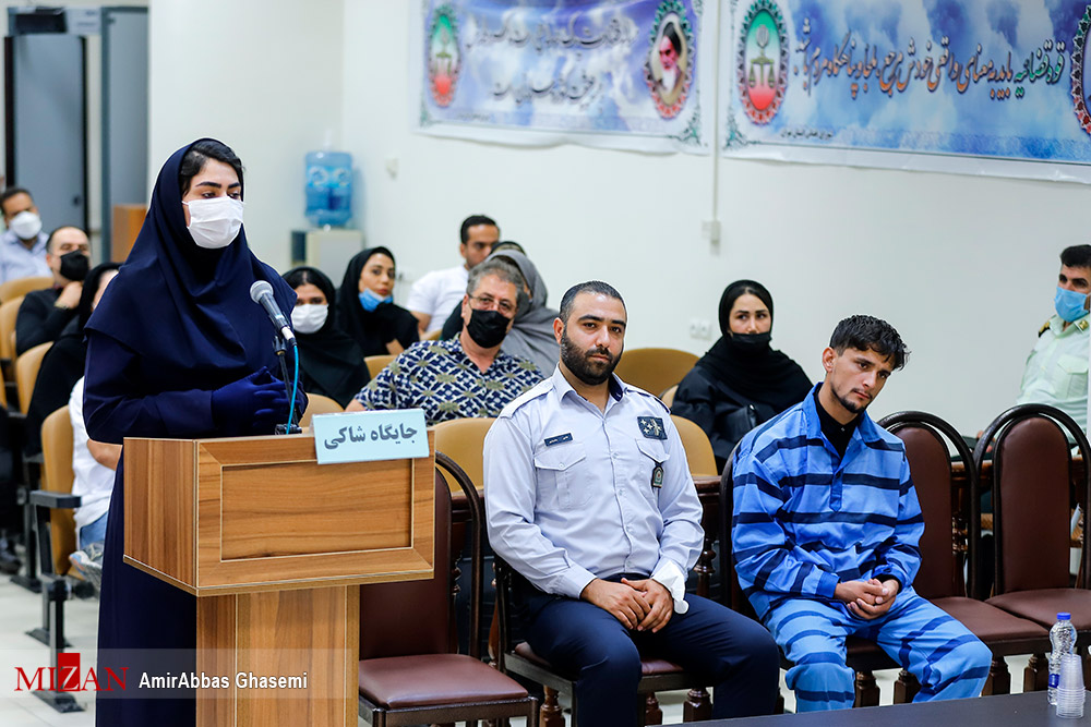 تصاویری از زورگیر اتوبان نیایش در دادگاه 3