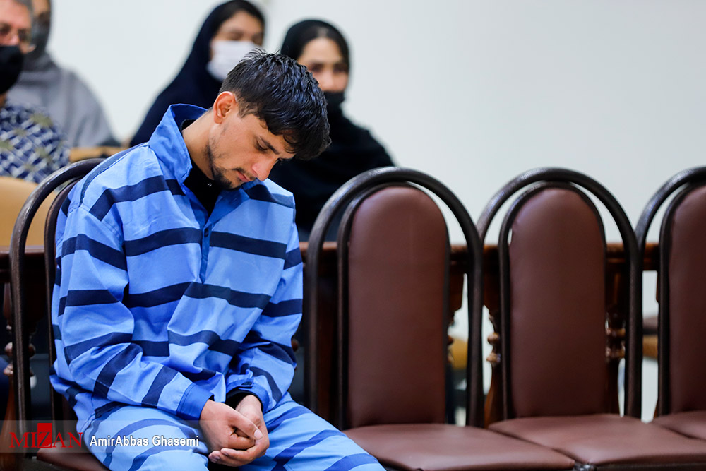 تصاویری از زورگیر اتوبان نیایش در دادگاه 5