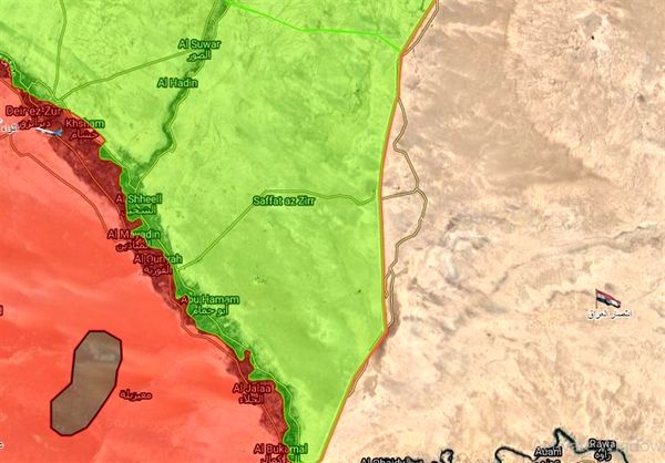 حمله موشکی به پایگاه آمریکا در دیرالزور سوریه