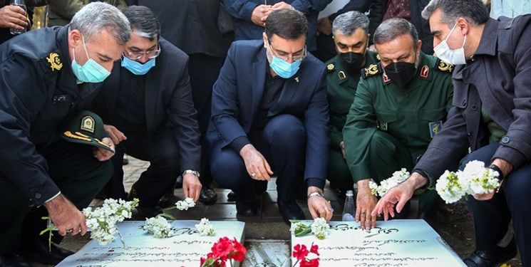 بزرگداشت شهدای هواپیمای اوکراینی در بهشت زهرا