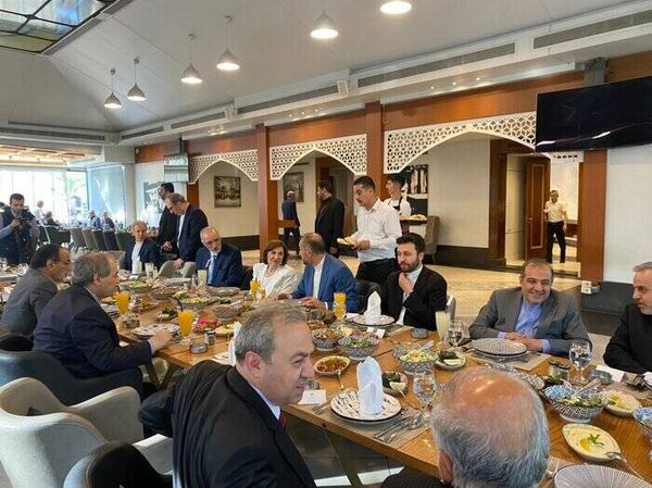 عکسی از ضیافت ناهار وزیر خارجه سوریه برای امیرعبداللهیان