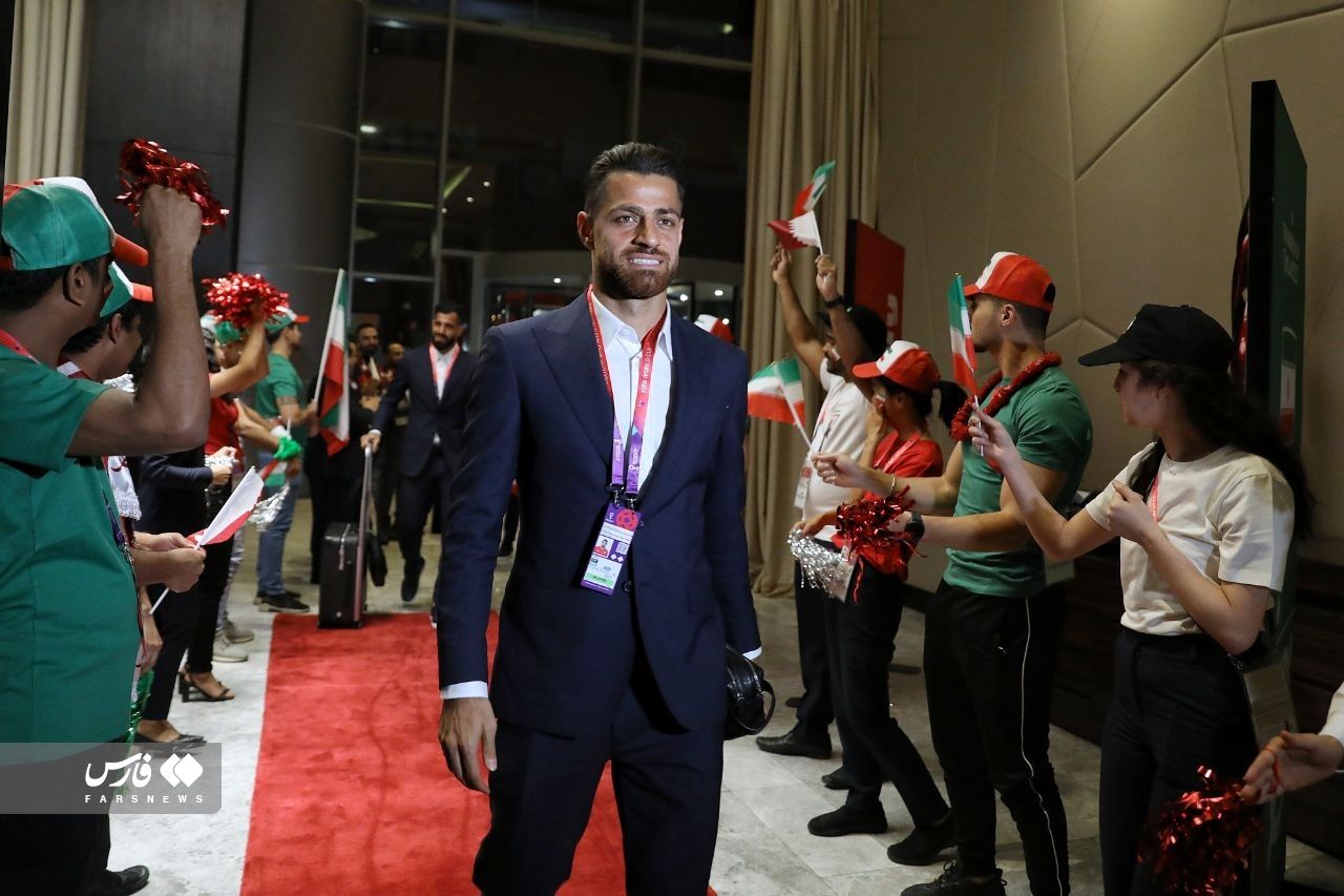 ورود تیم‌ملی به دوحه و استقبال جالب قطری‌ها + عکس‌ها