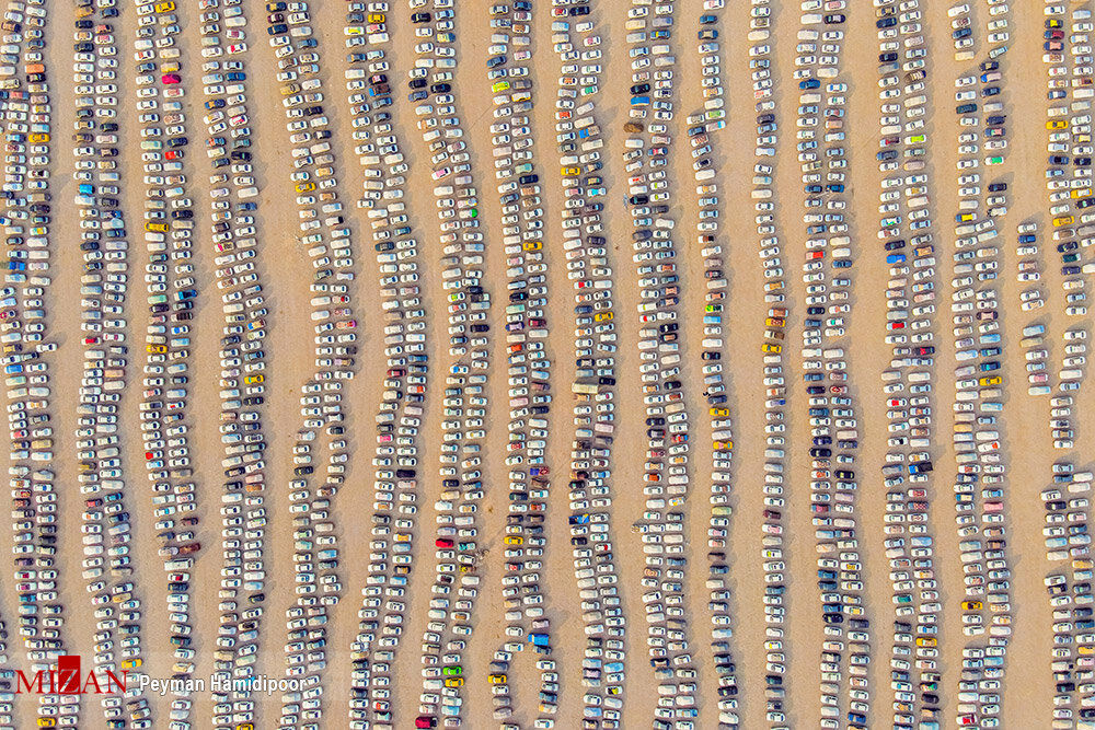 تصاویری عجیب از پارکینگ مرزی مهران