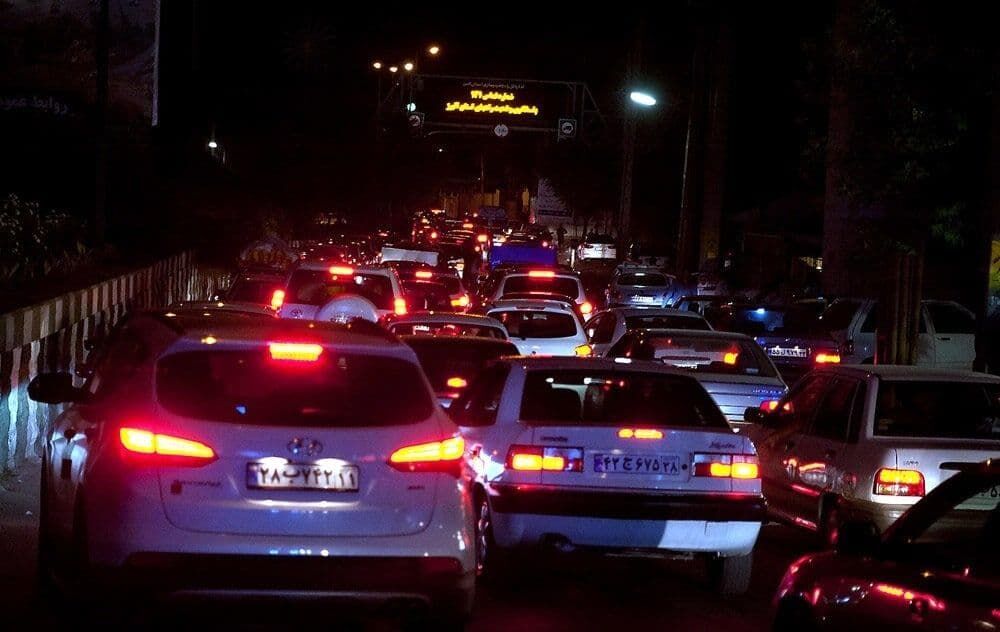 ترافیک سنگین در جاده کرج چالوس + جزئیات