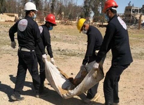 کشف یک گور دسته جمعی قربانیان داعش در سوریه