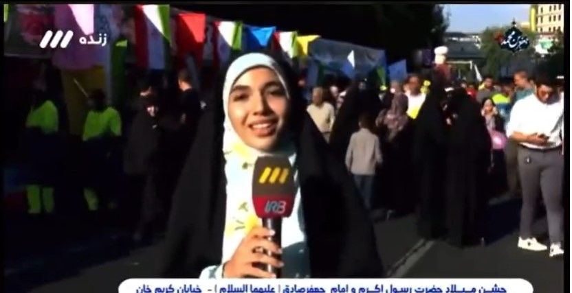 فرار پسر جوان از مقابل دوربین صداوسیما در پخش زنده + فیلم
