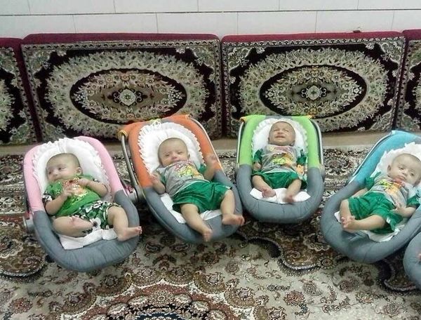 رئیس جمهور یک قطعه زمین به خانواده 4 قلوی ارومیه ای هدیه داد